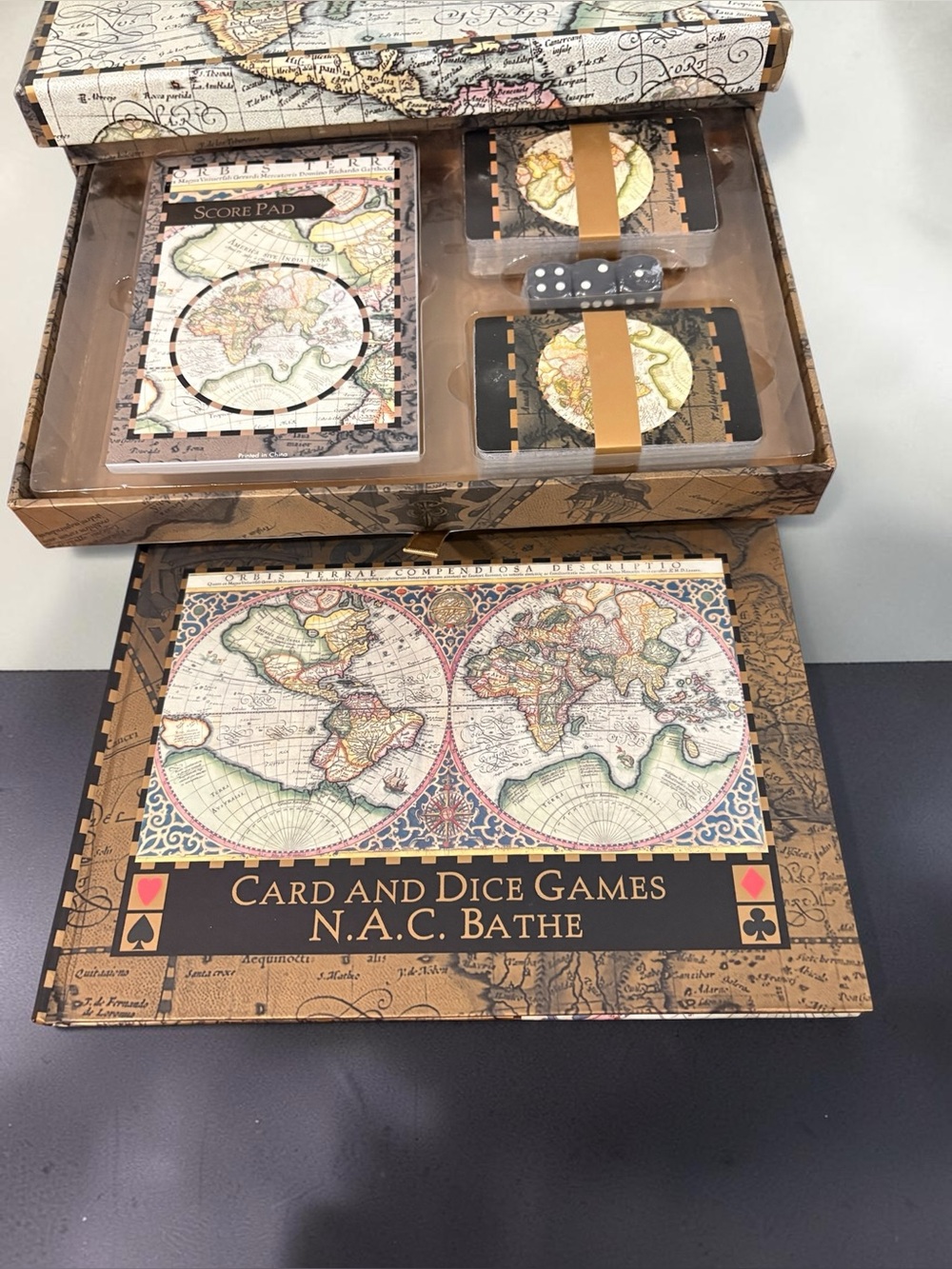 Vintage Robert Frederick Limited Card&Dice Games Gift Set-2004.Opened.Not used.